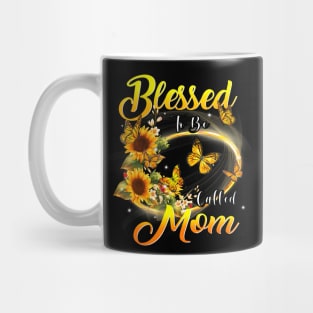 Blessed To Be Called Mom Sunflower Lovers Grandma Mug